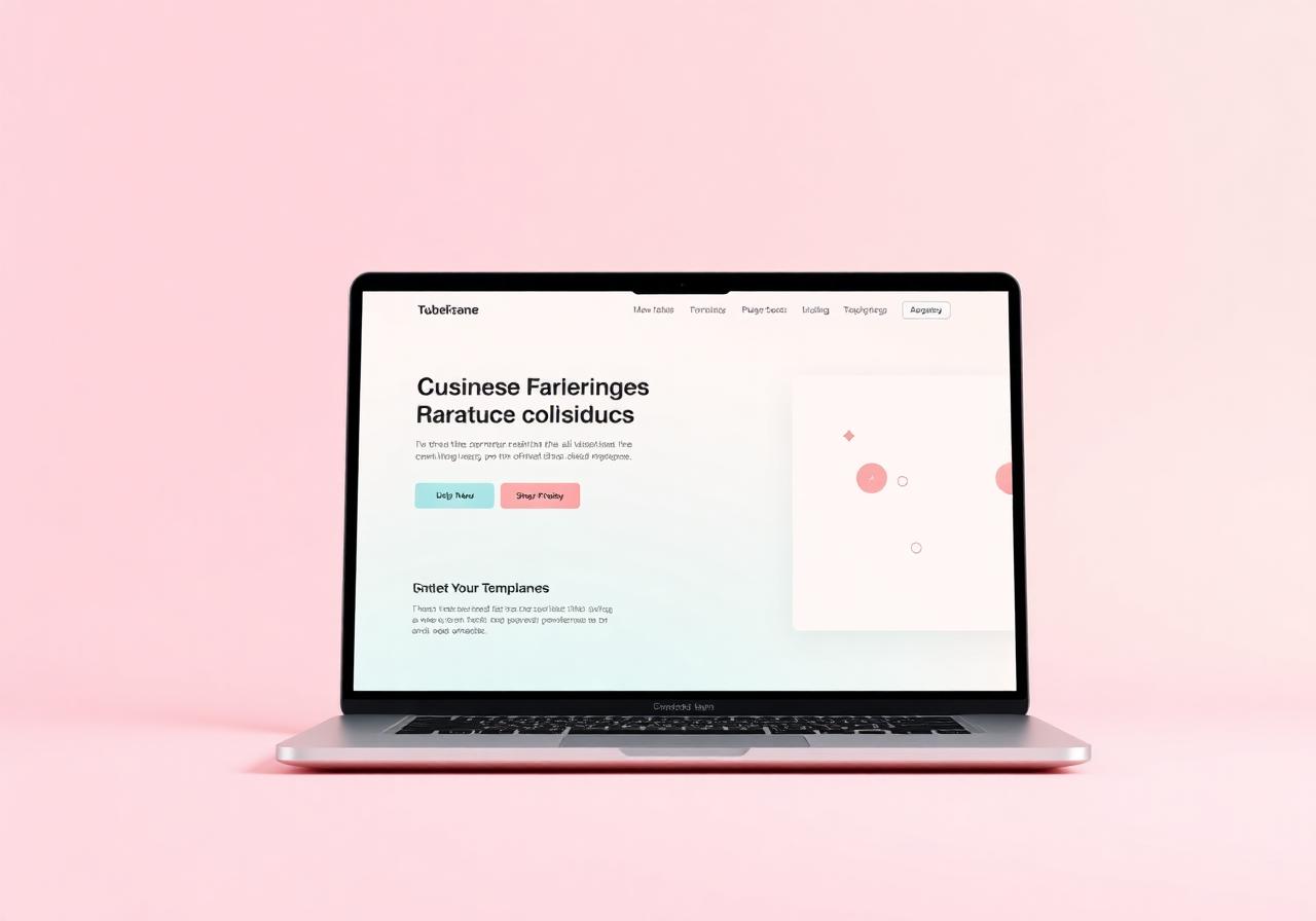 Landing page mockup preview